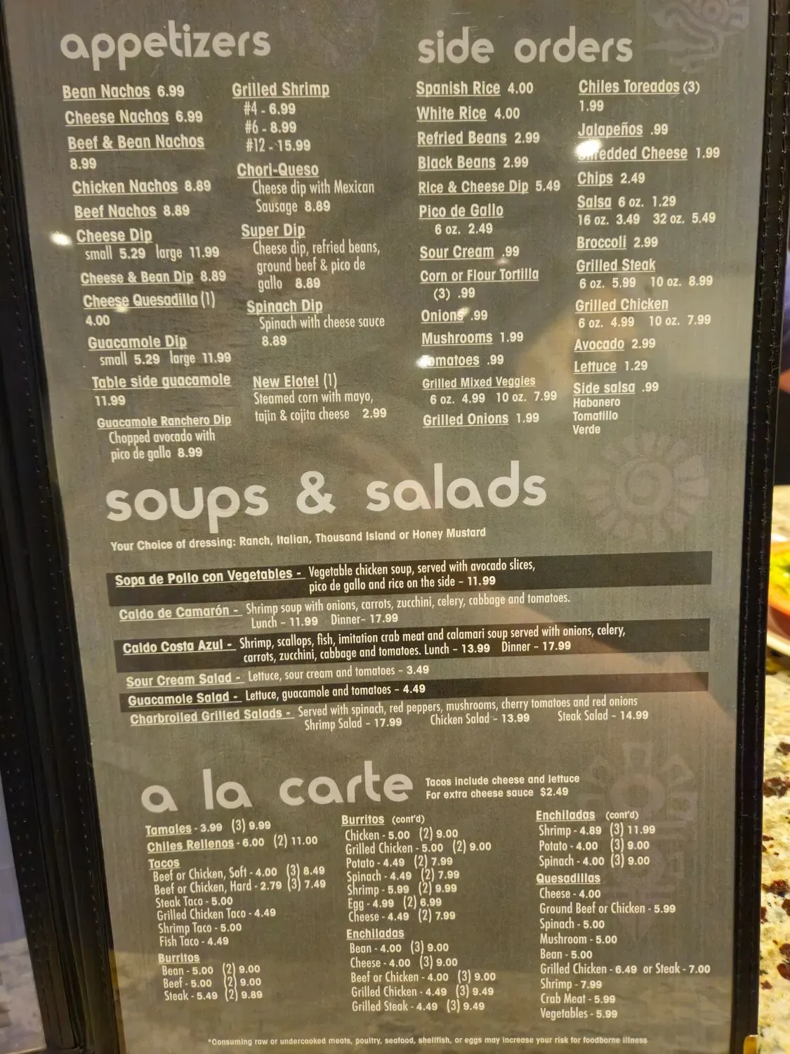 Menu 2