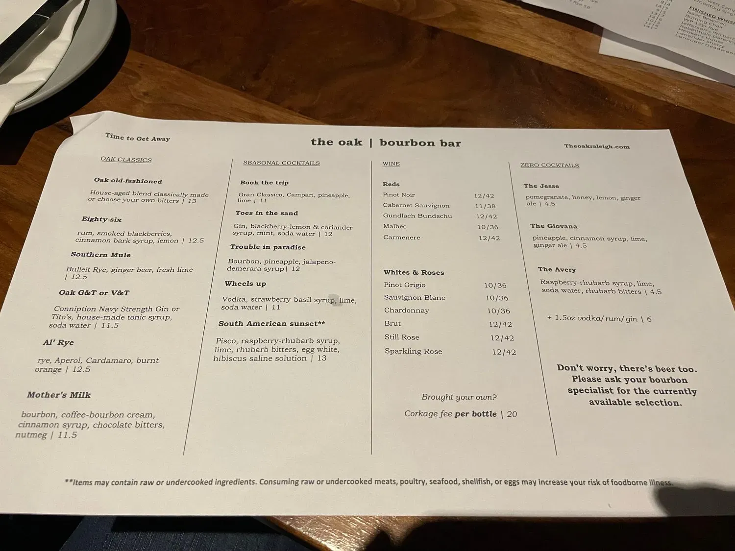 Menu 5