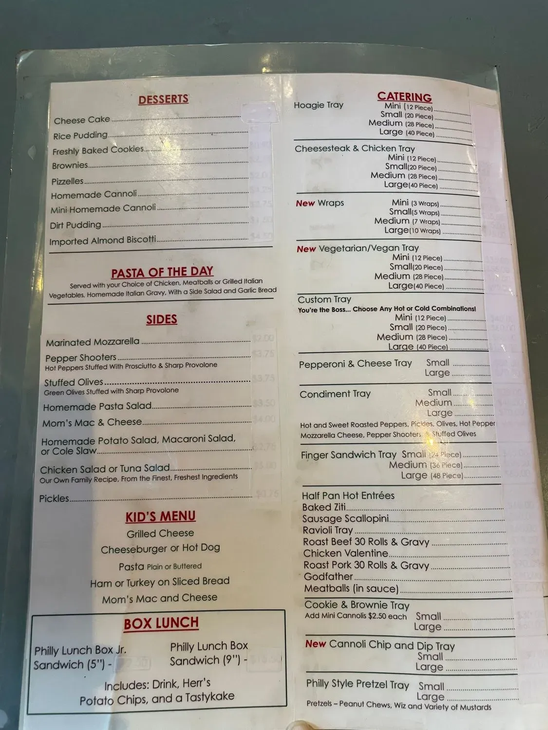 Menu 4