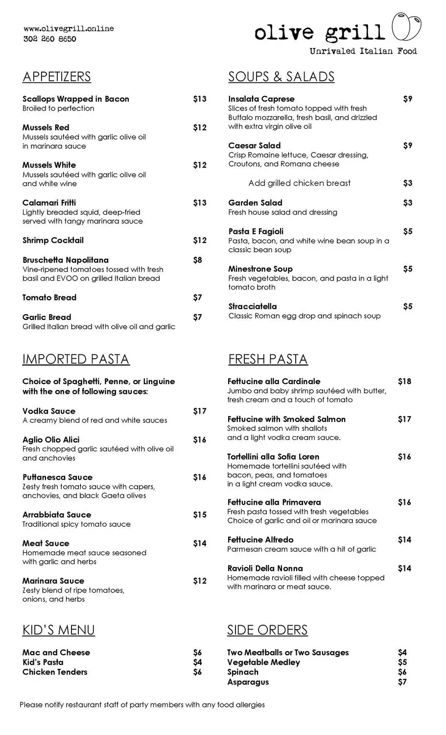 Menu 6