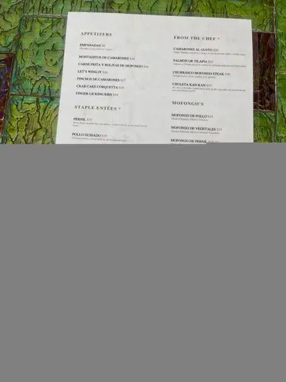 Menu 3