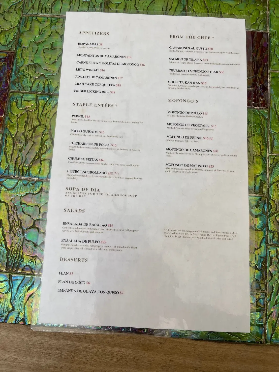 Menu 3