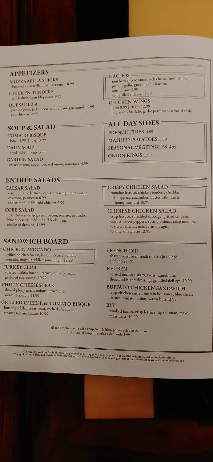 Menu 4