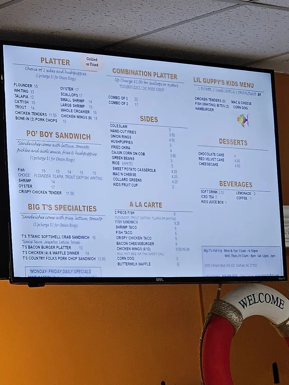 Menu 3