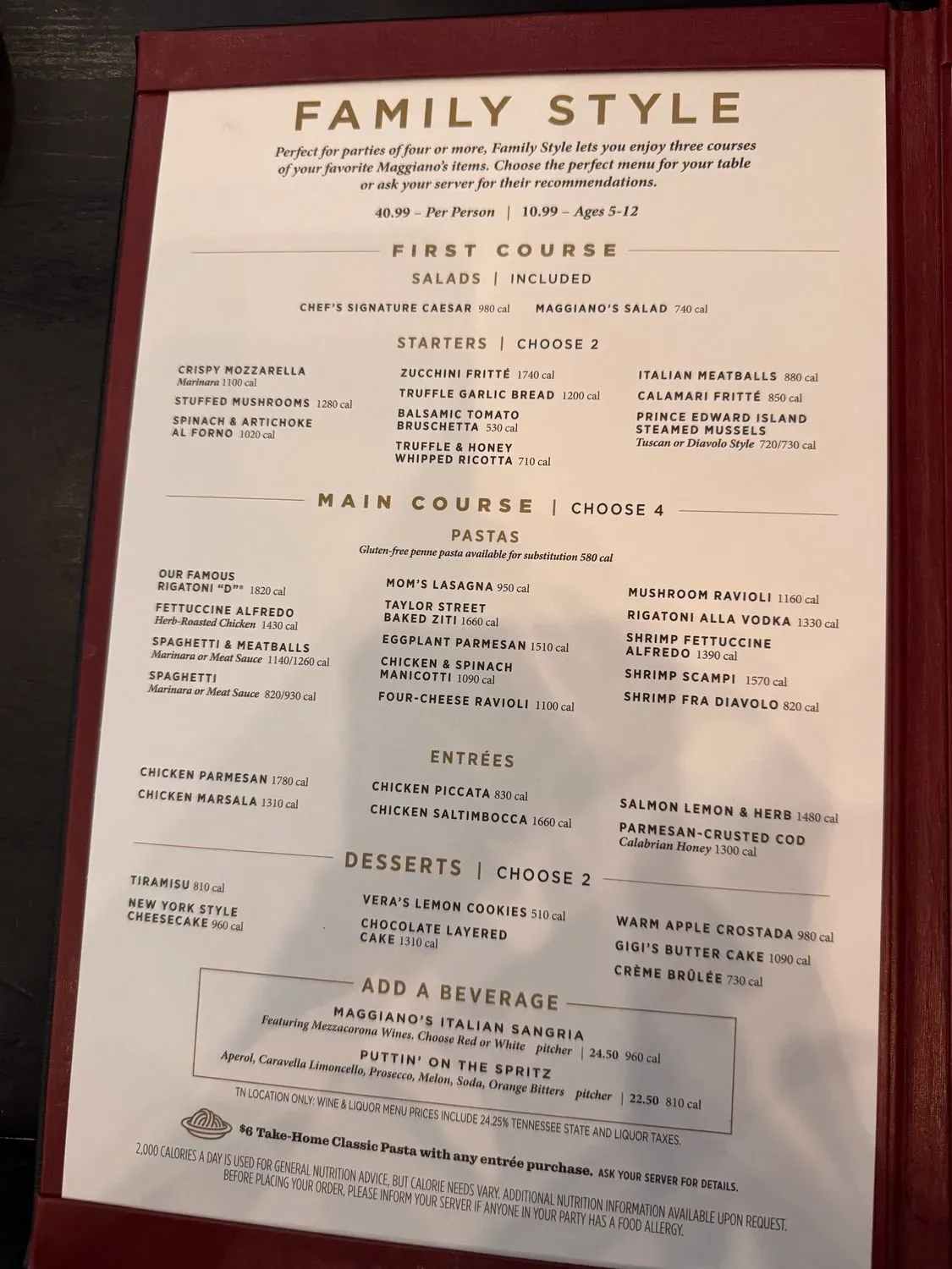 Menu 6