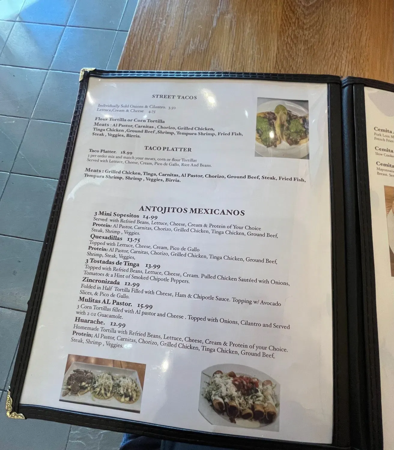 Menu 3