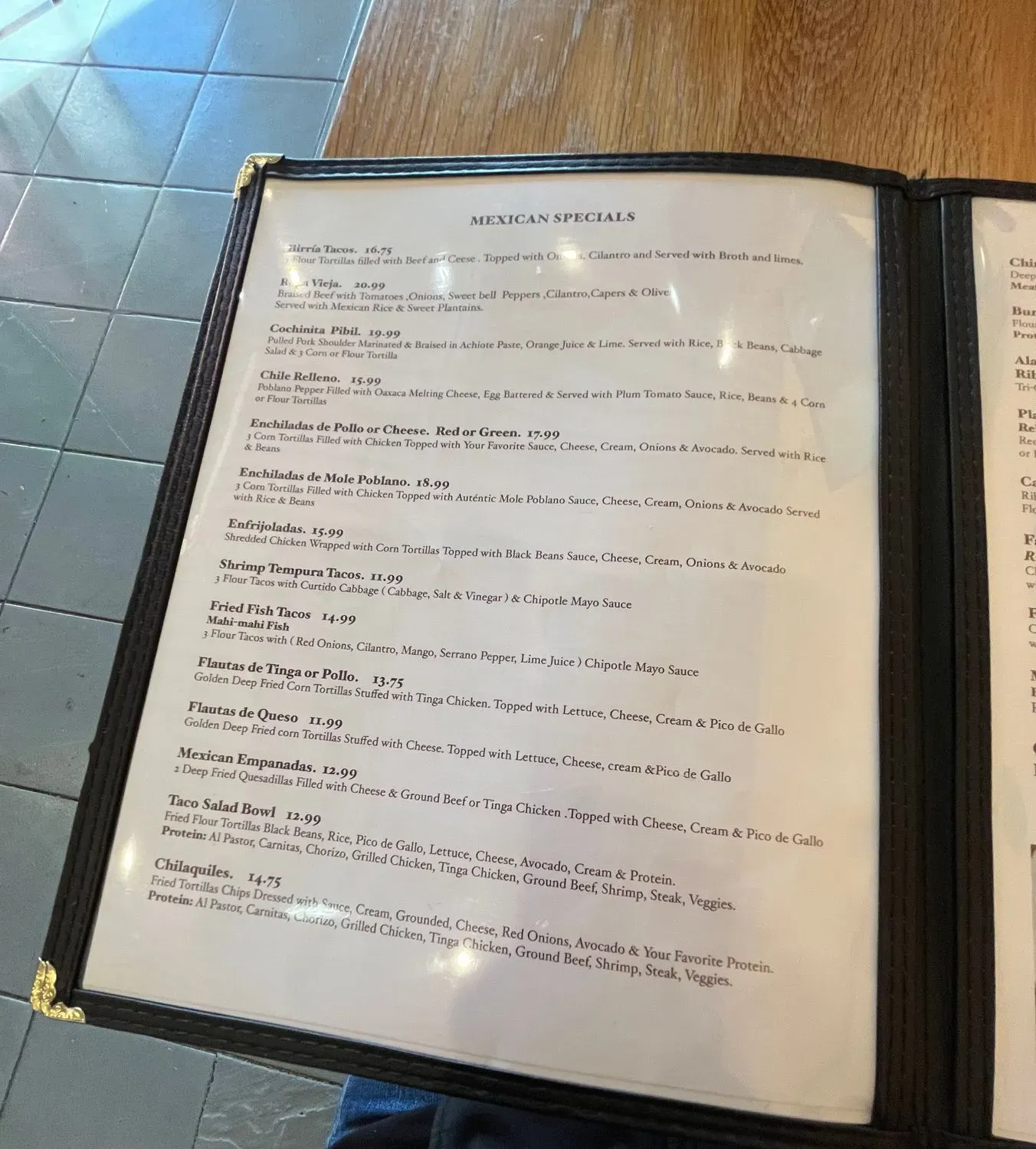 Menu 6