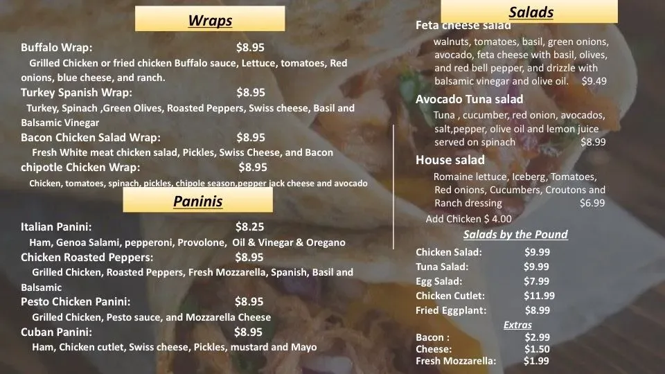 Menu 2