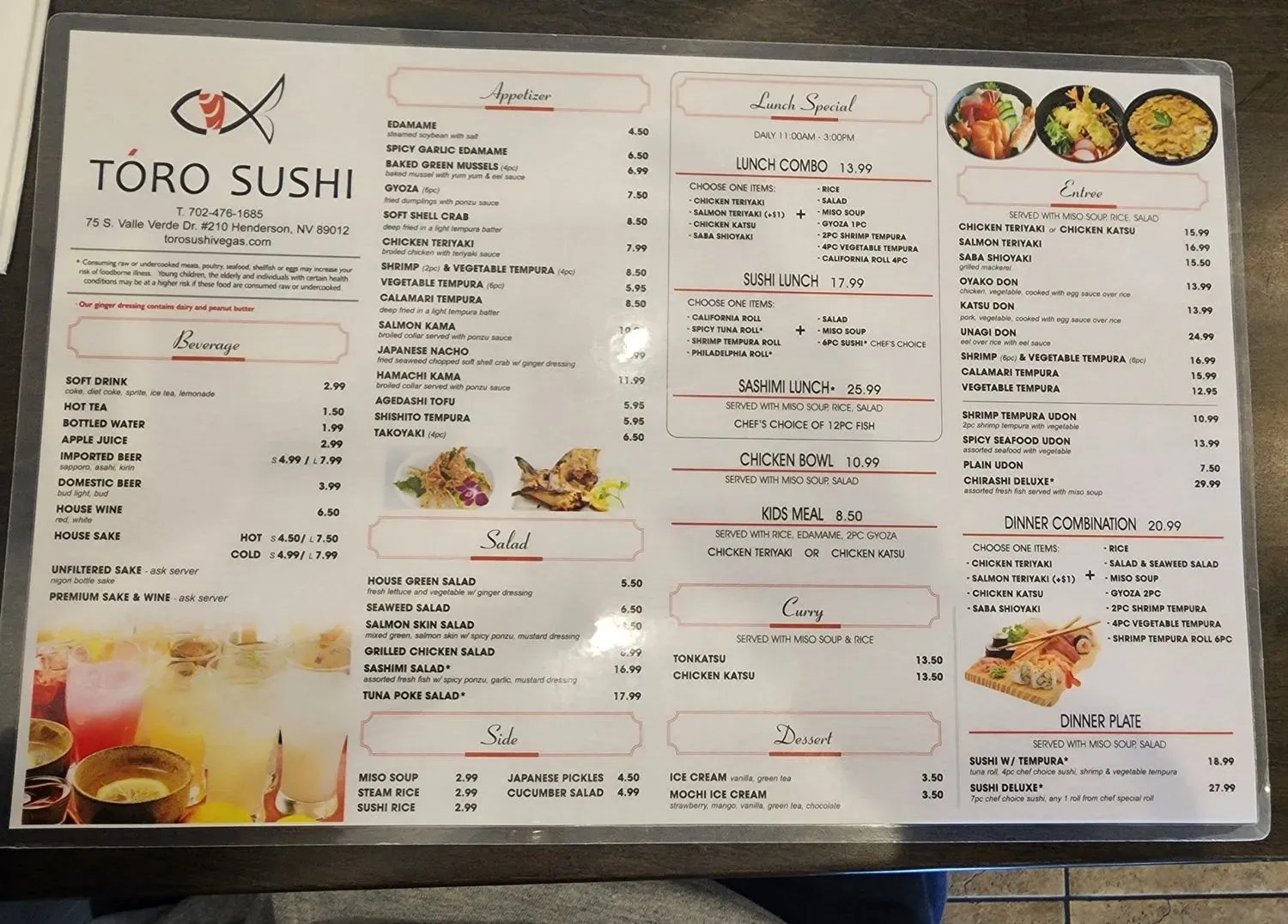 Menu 2