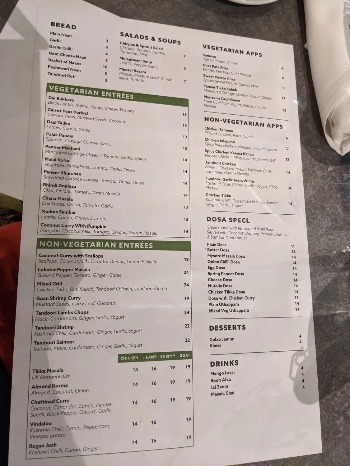 Menu 4