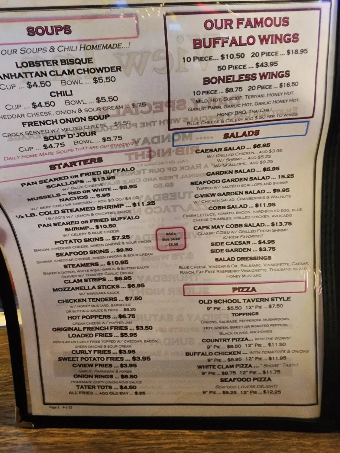 Menu 6