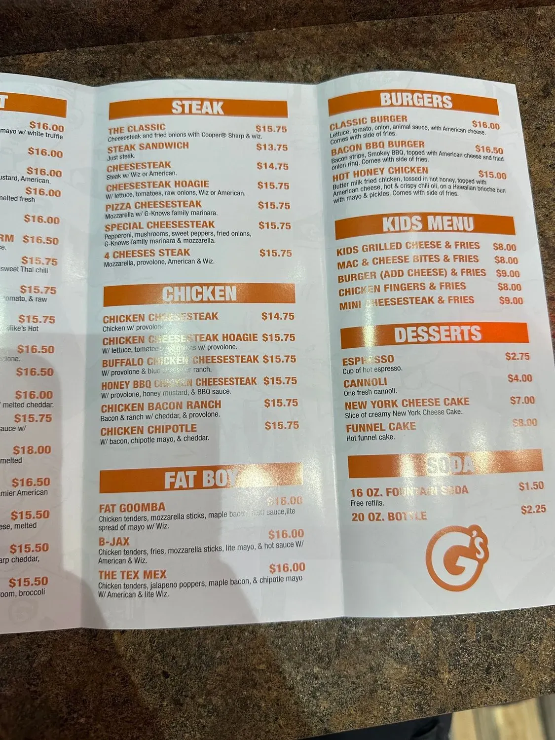 Menu 5