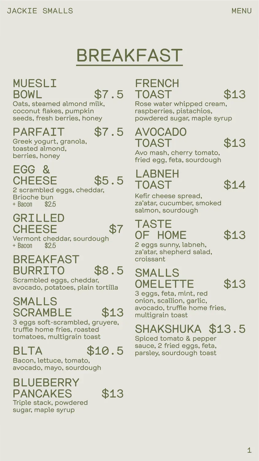 Menu 3