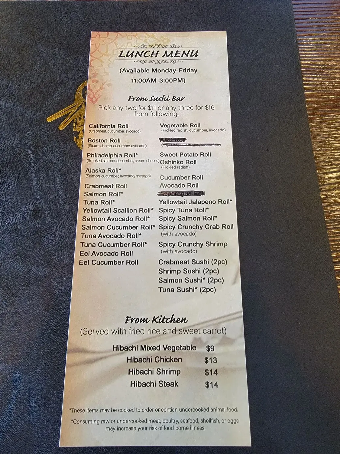 Menu 5