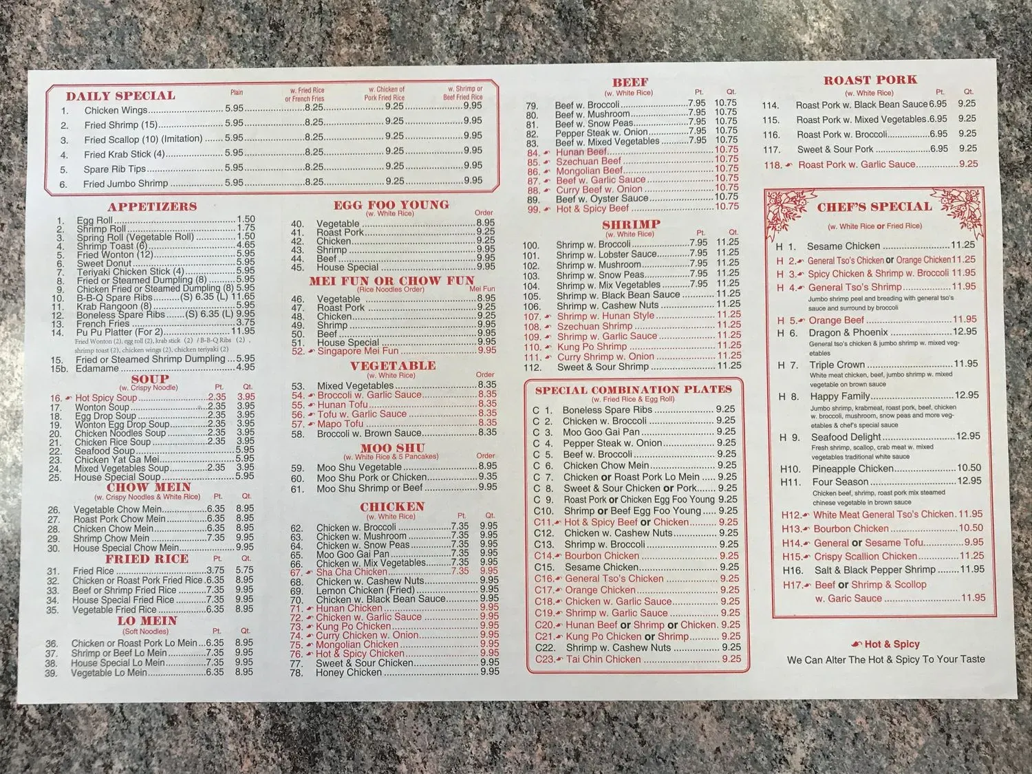 Menu 2