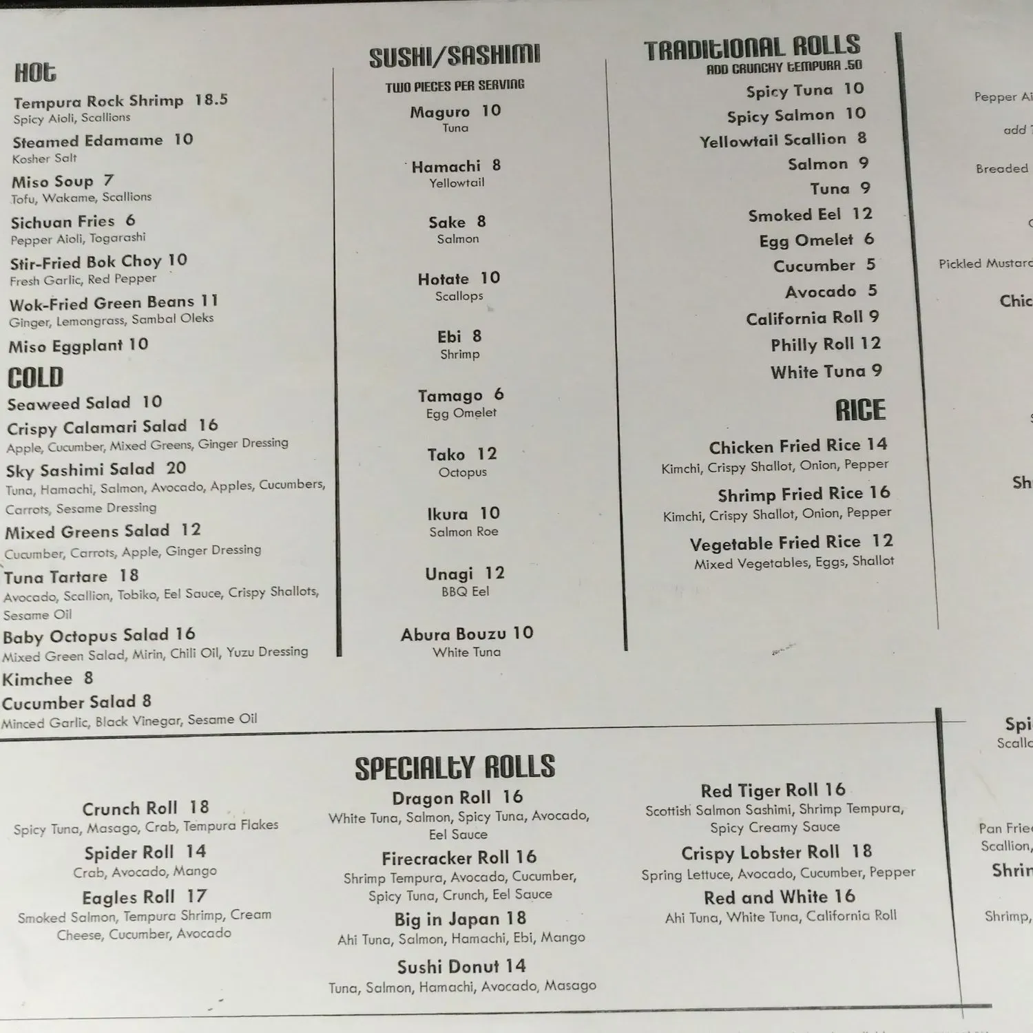 Menu 2