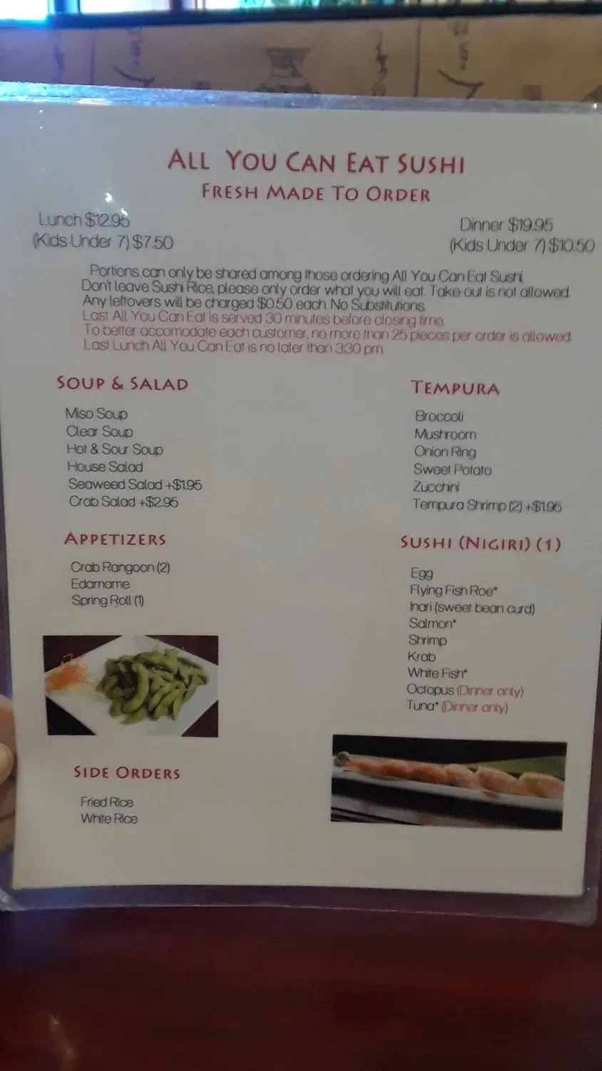 Menu 5