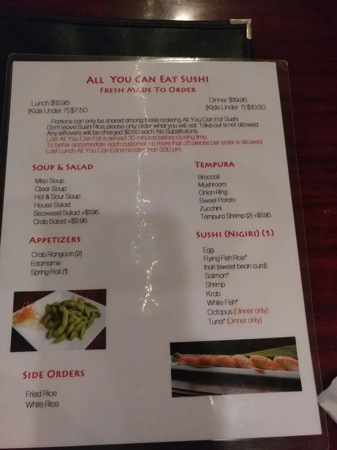 Menu 6