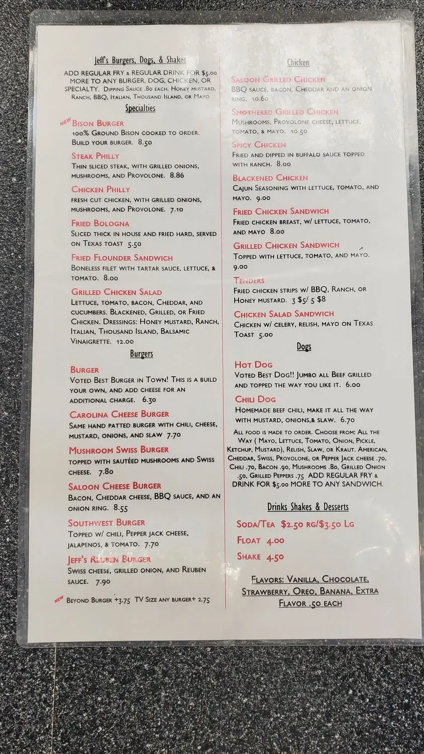 Menu 3