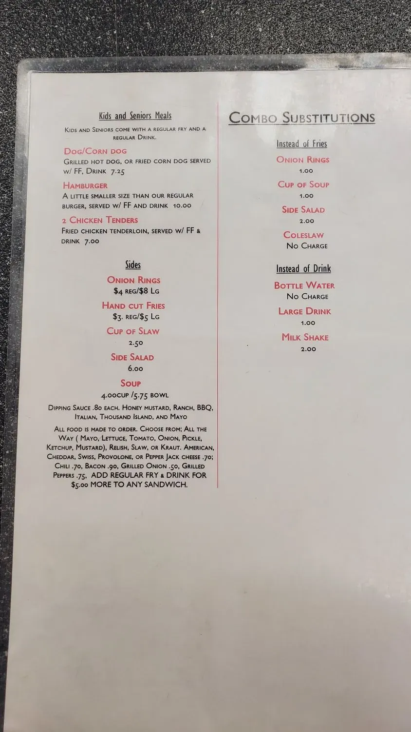 Menu 4