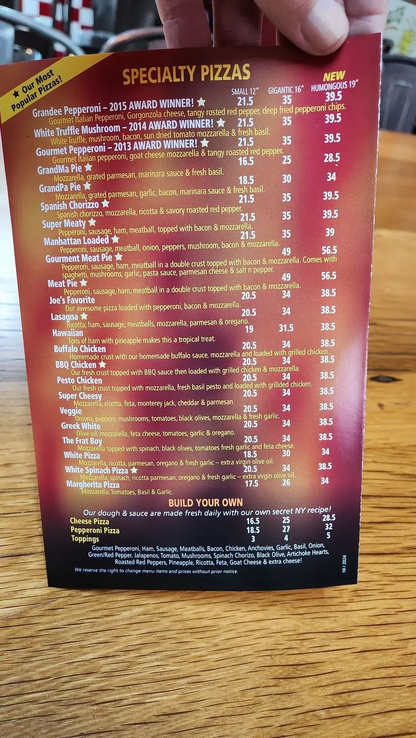 Menu 5