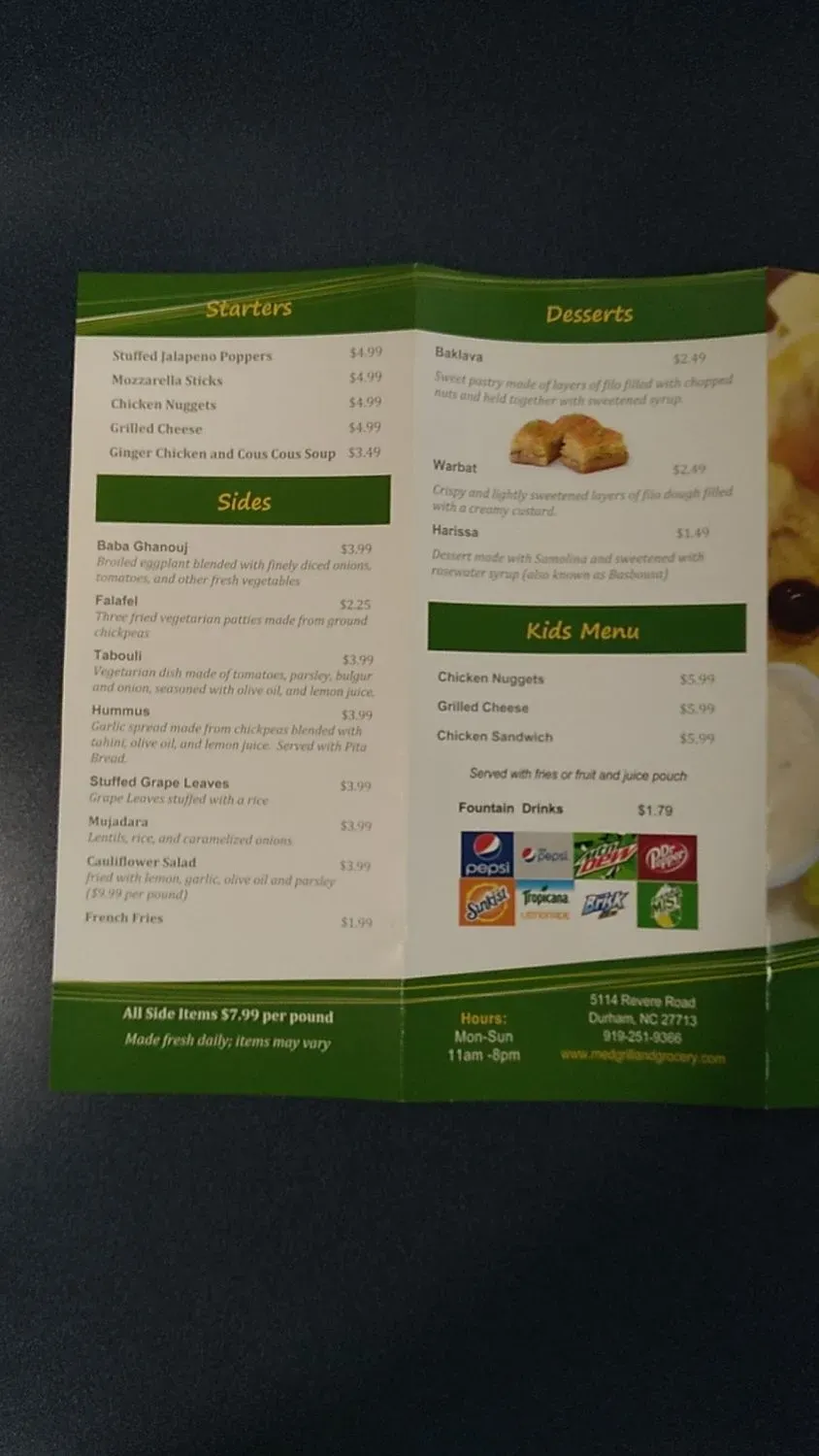 Menu 2