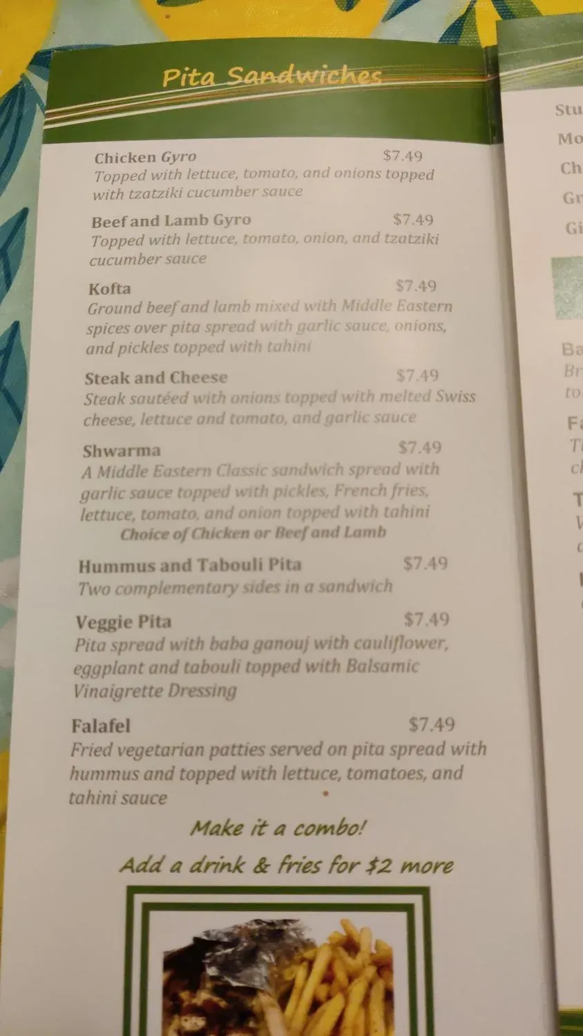 Menu 3