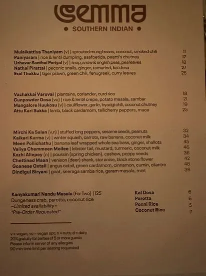 Menu 5