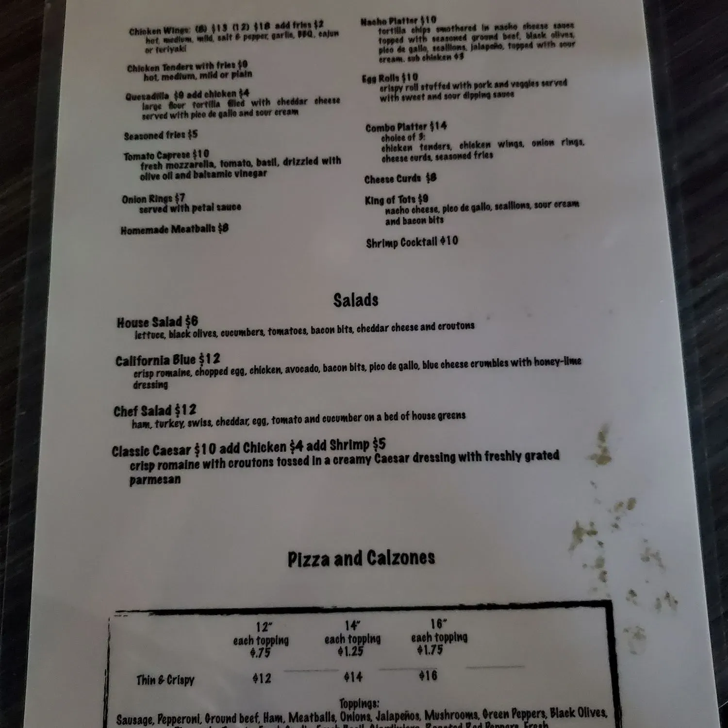 Menu 2