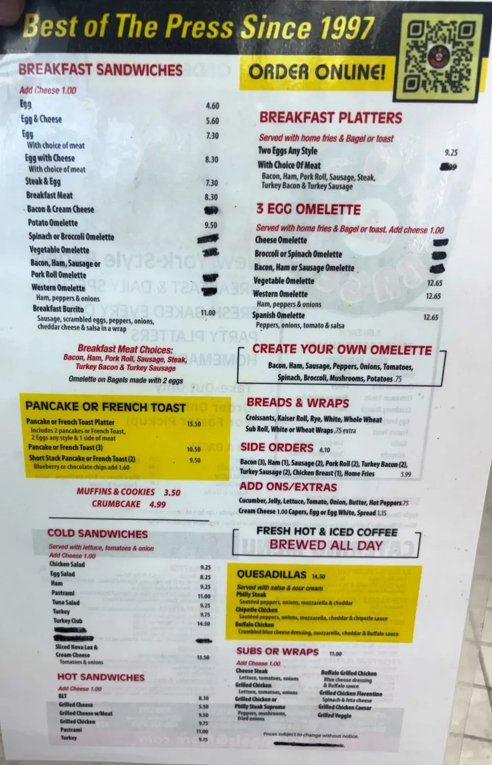 Menu 2