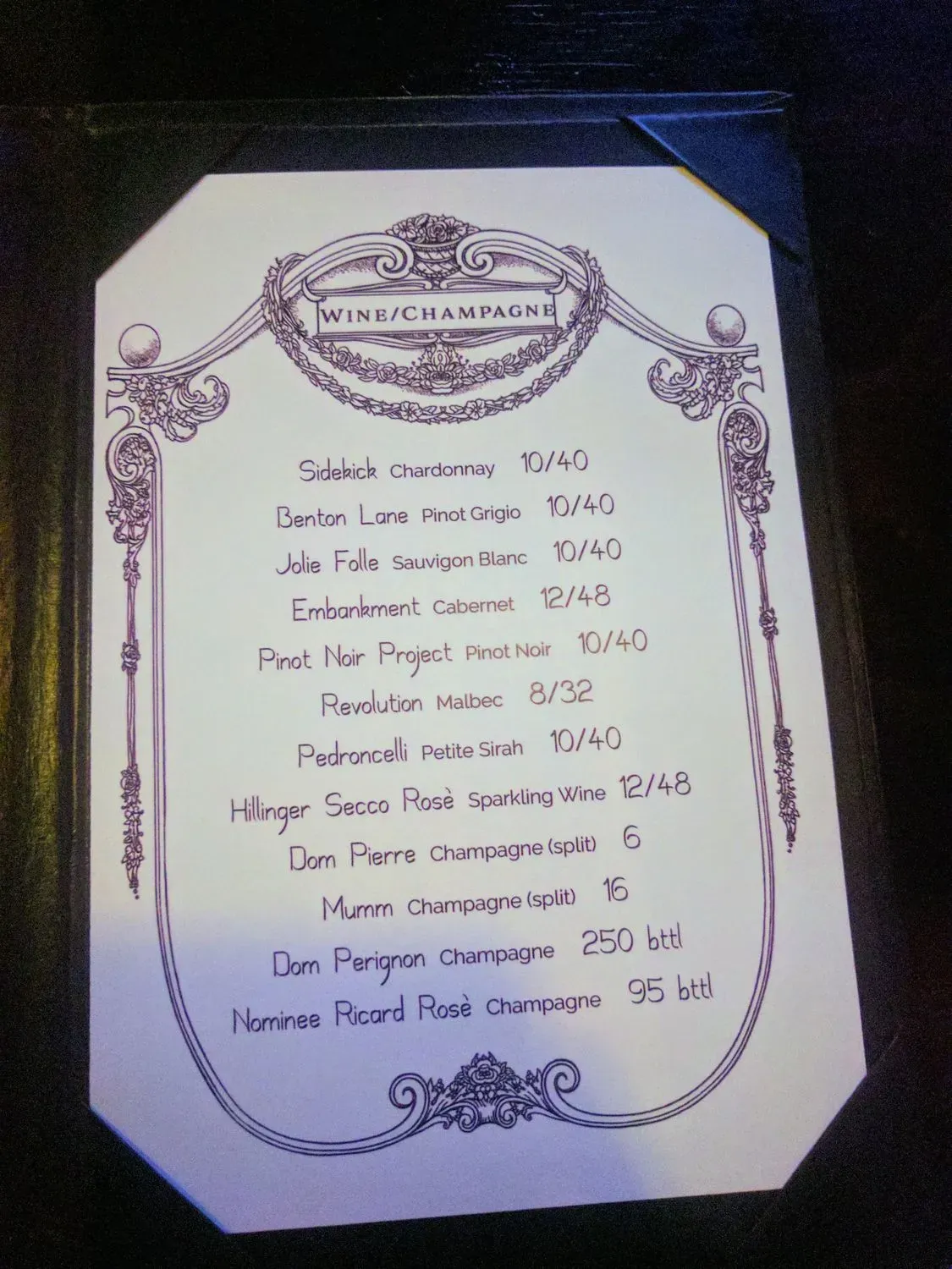 Menu 6