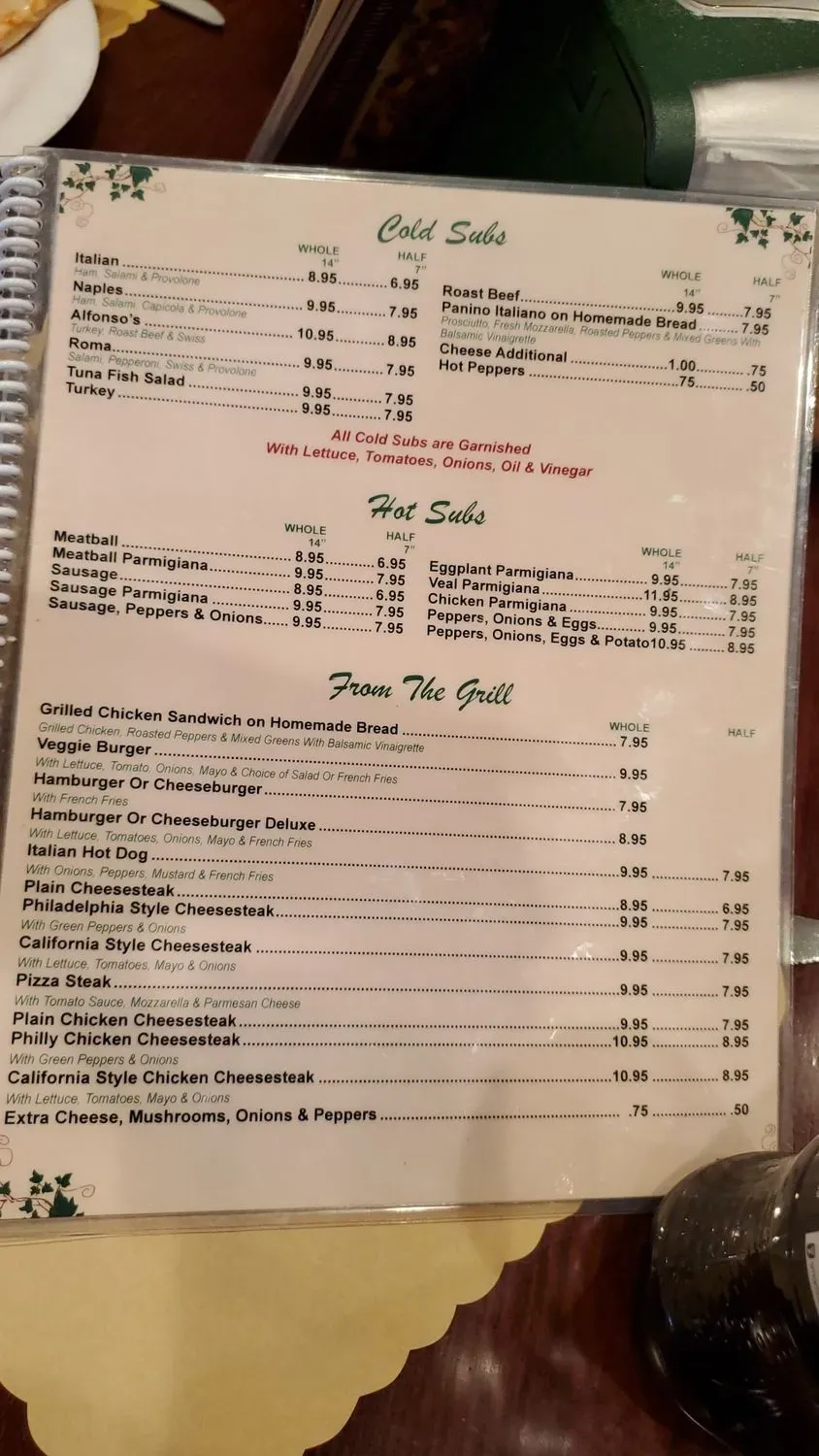 Menu 3