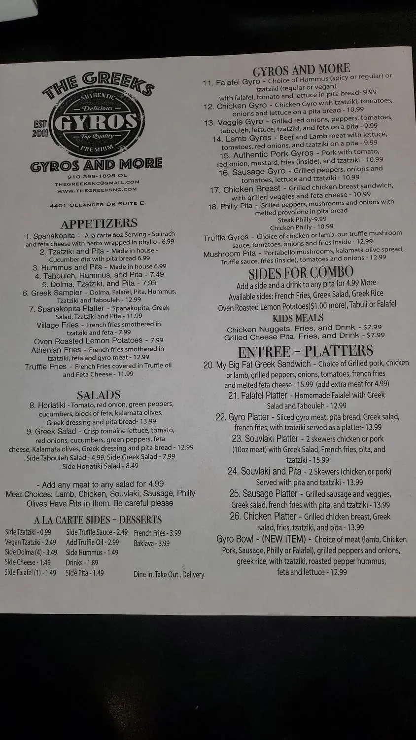 Menu 4