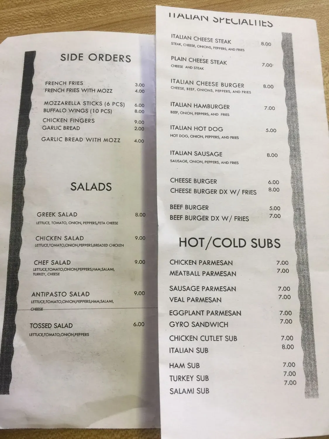 Menu 4