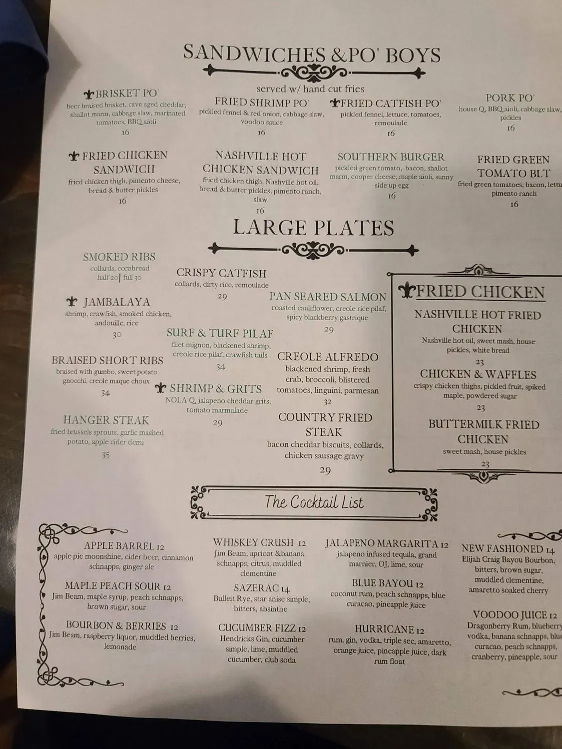 Menu 5