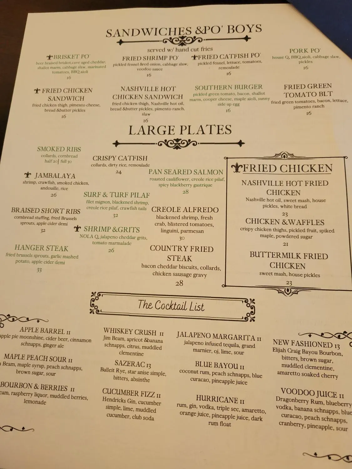 Menu 6