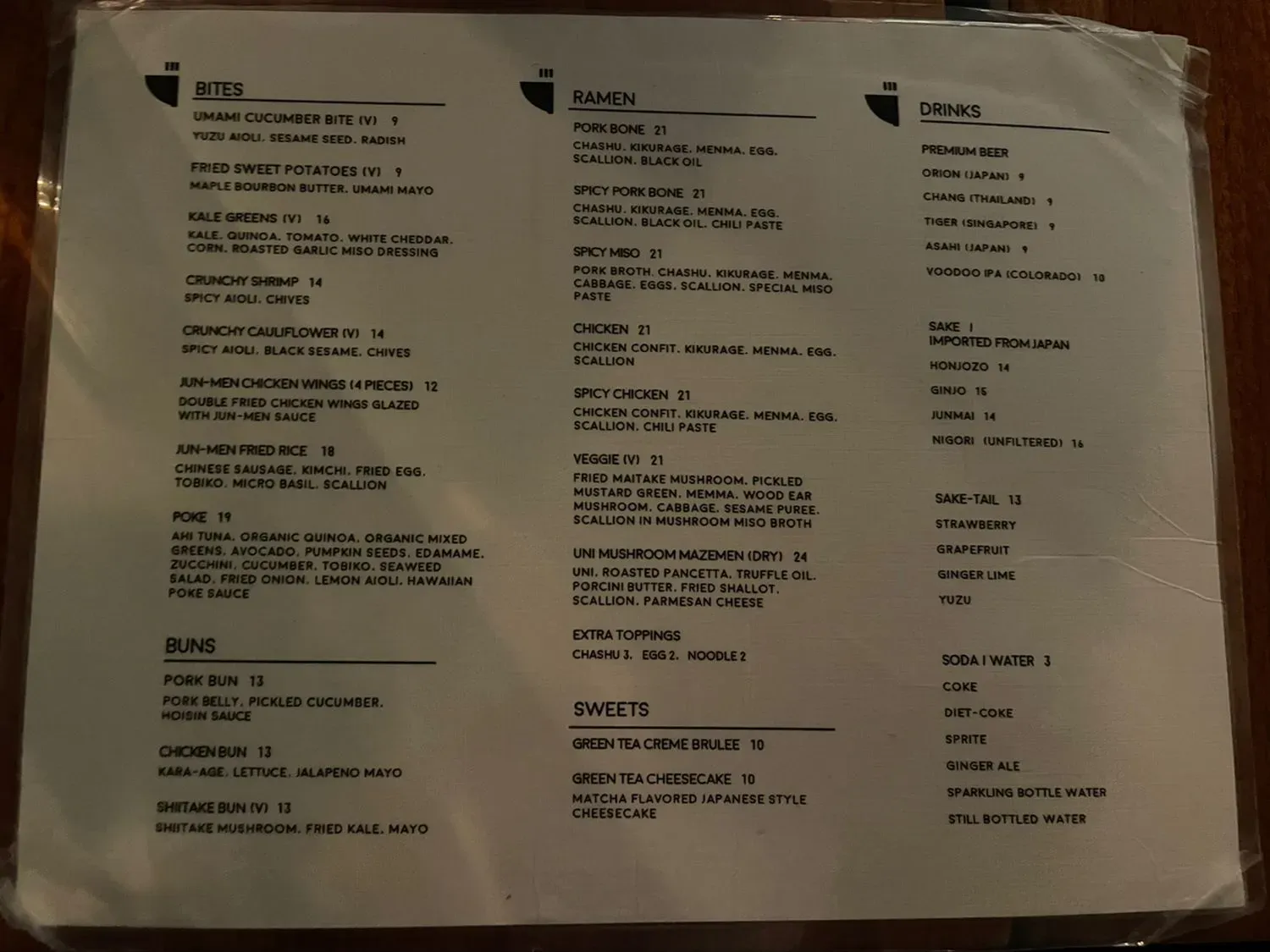 Menu 3