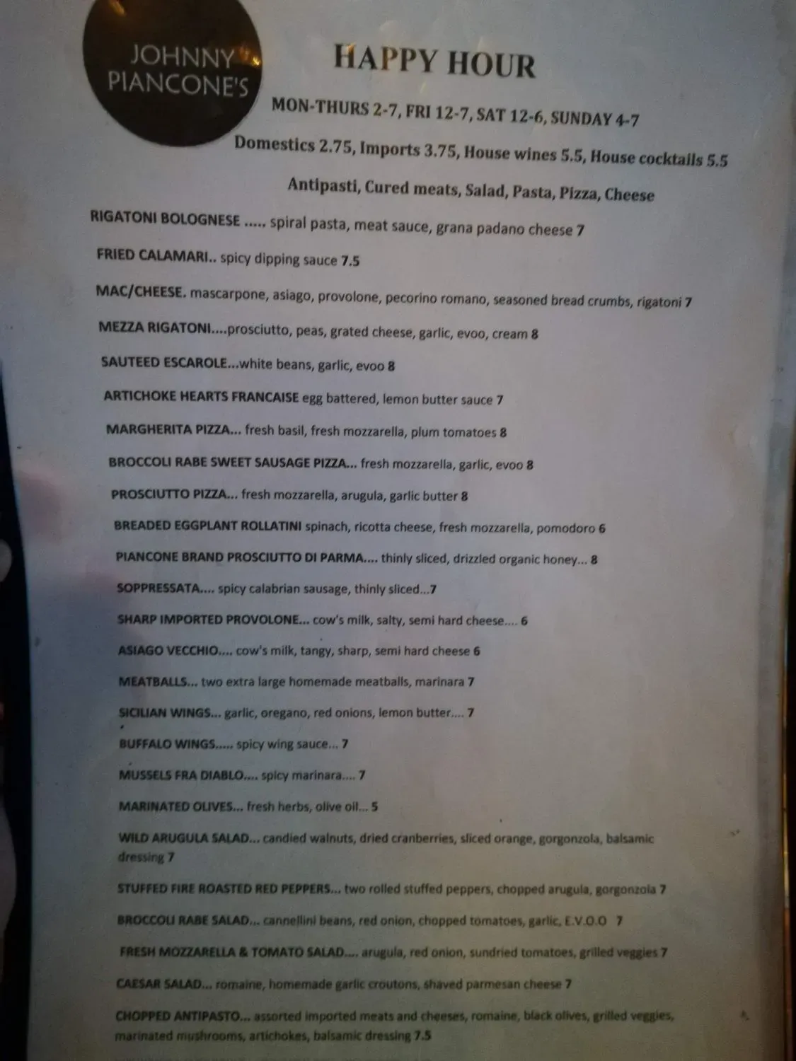 Menu 4