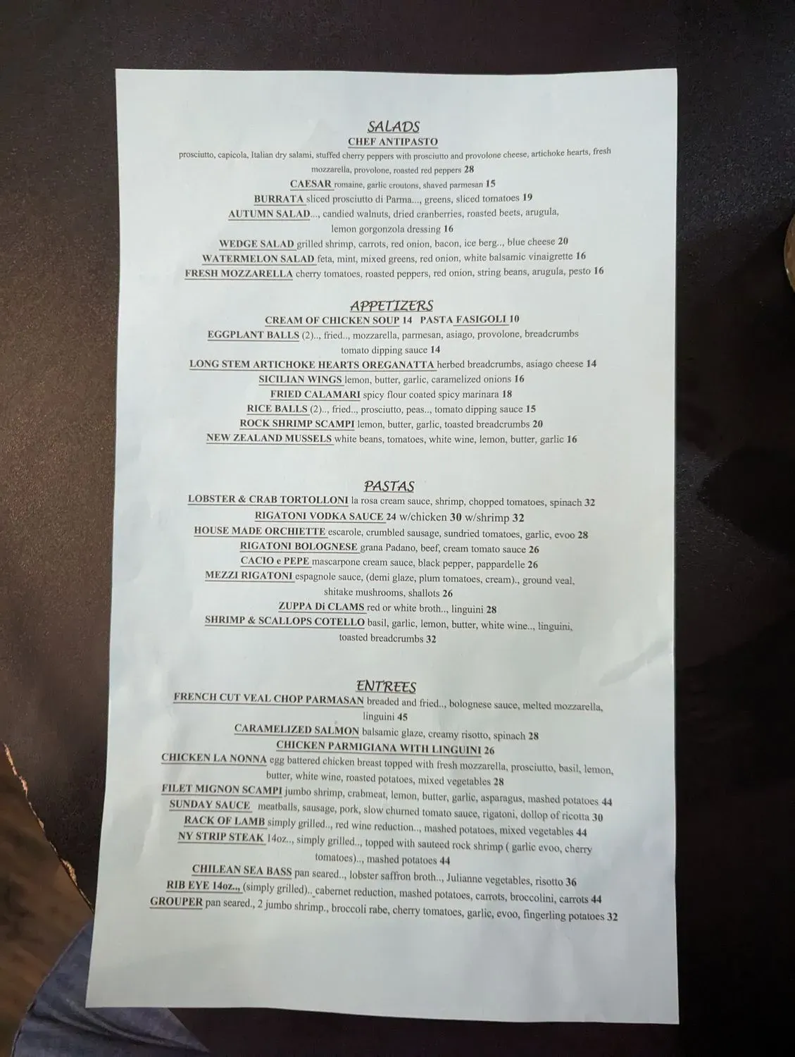 Menu 2