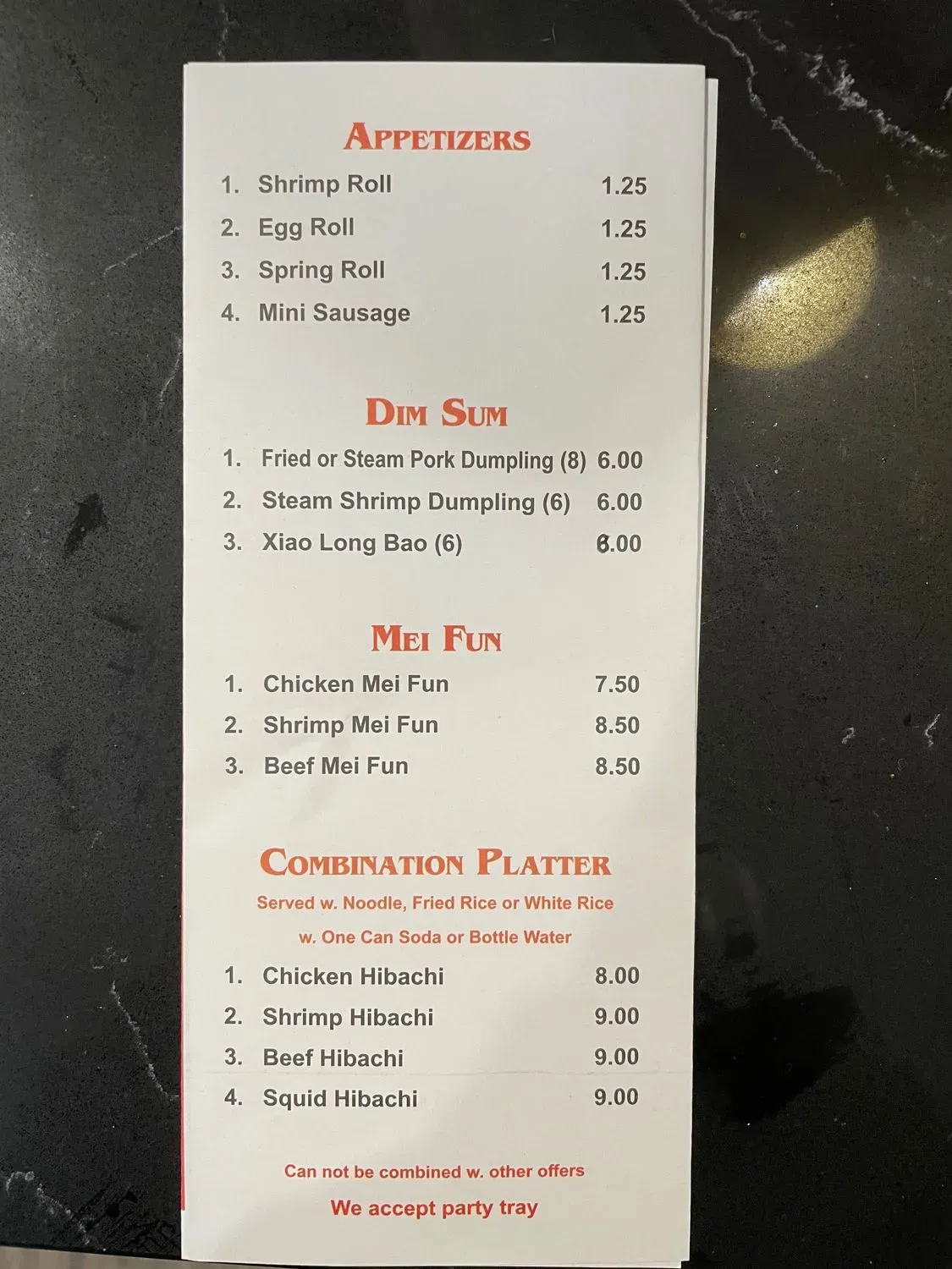 Menu 3