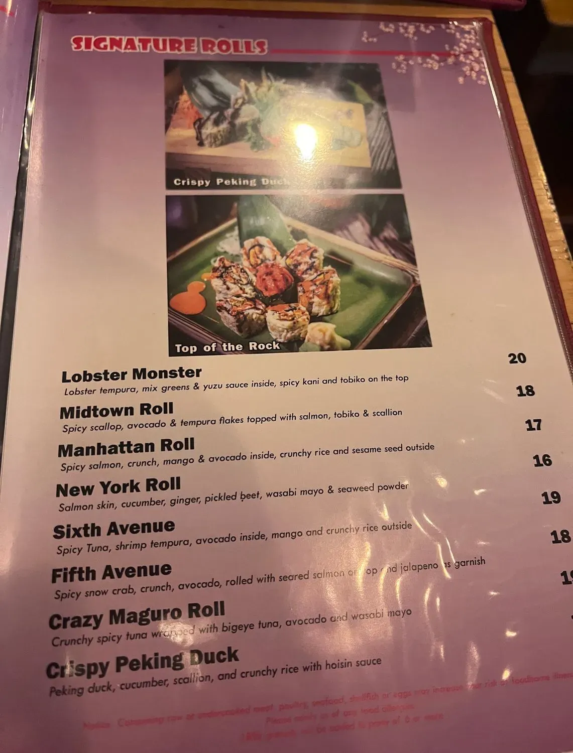 Menu 3