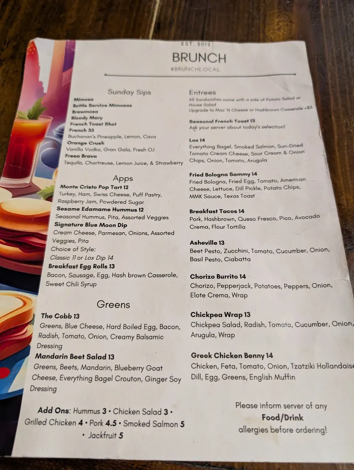 Menu 6