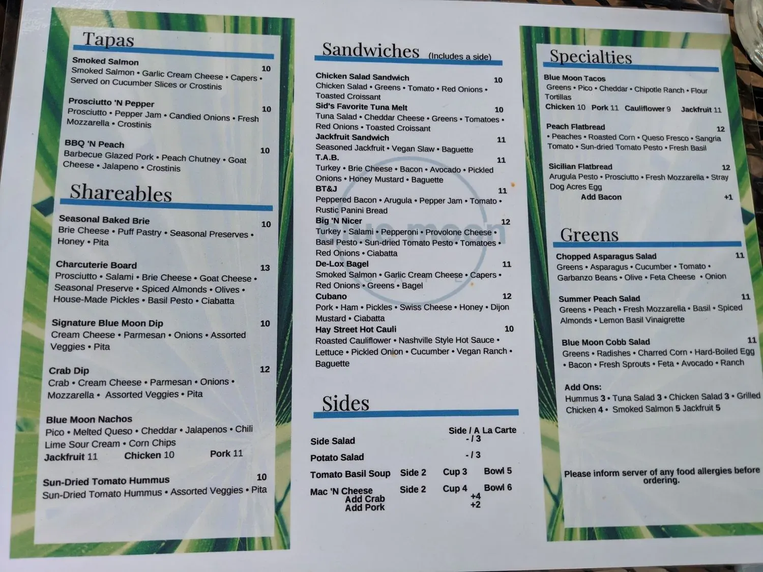 Menu 2