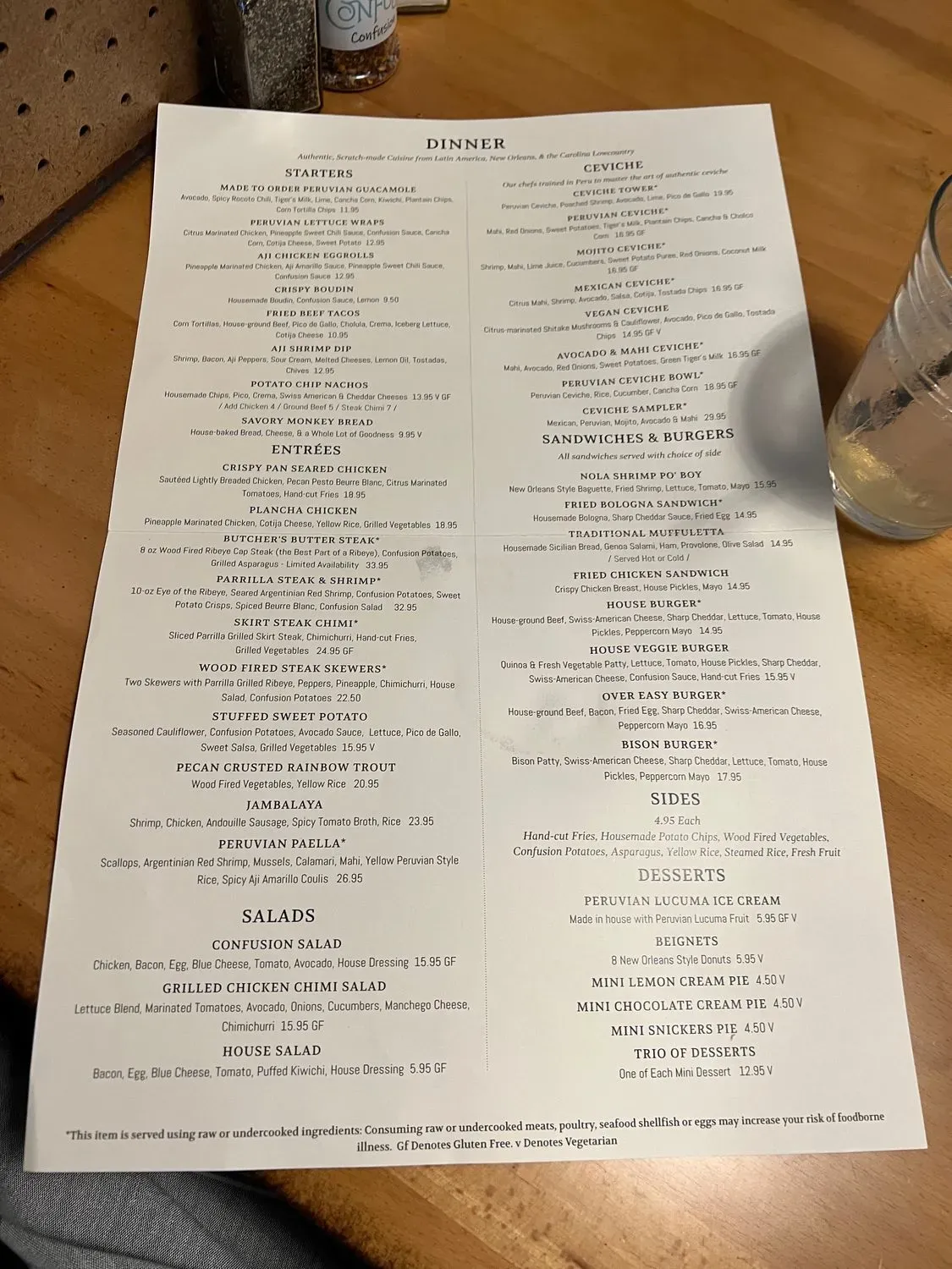 Menu 4