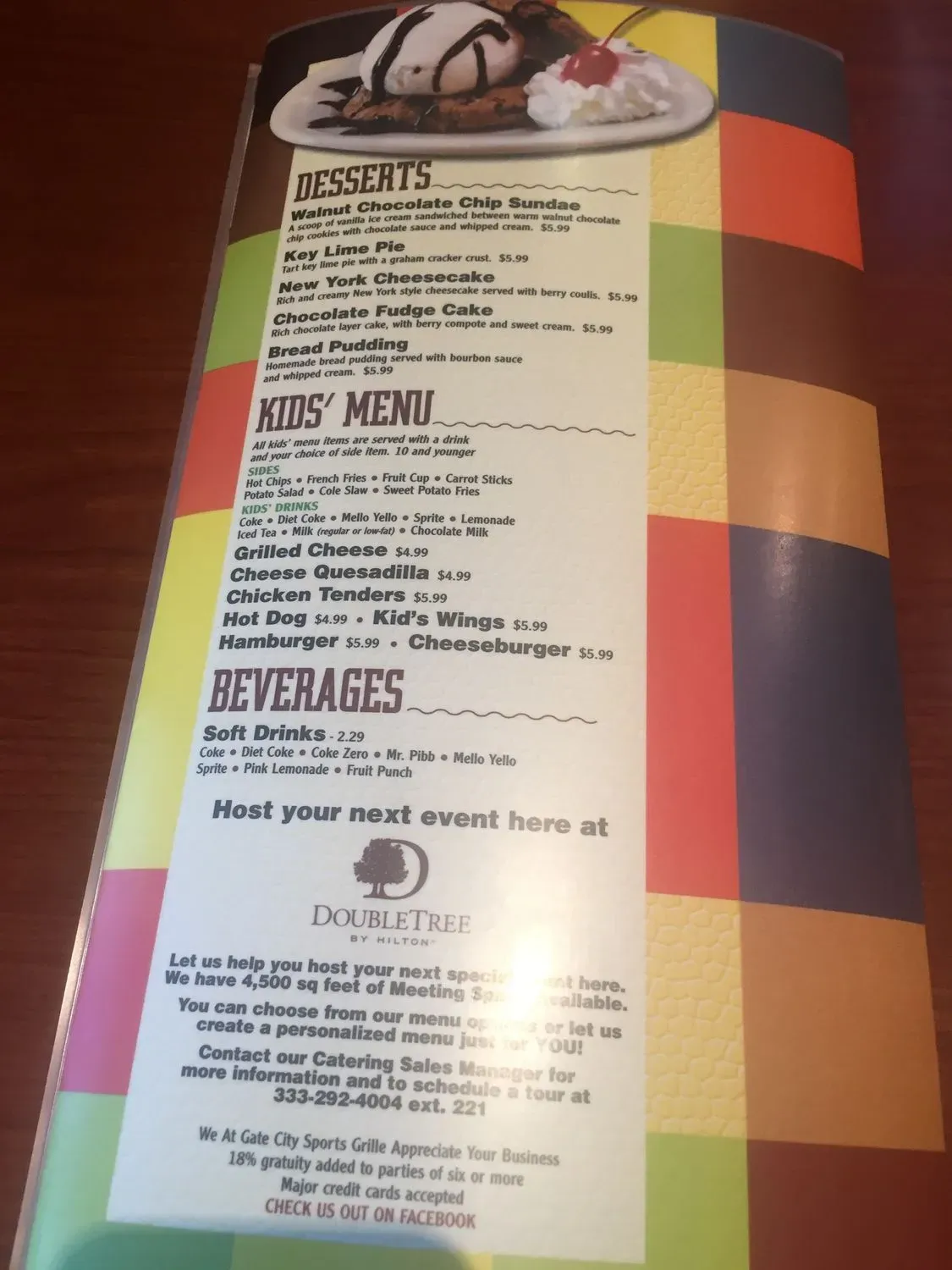 Menu 5