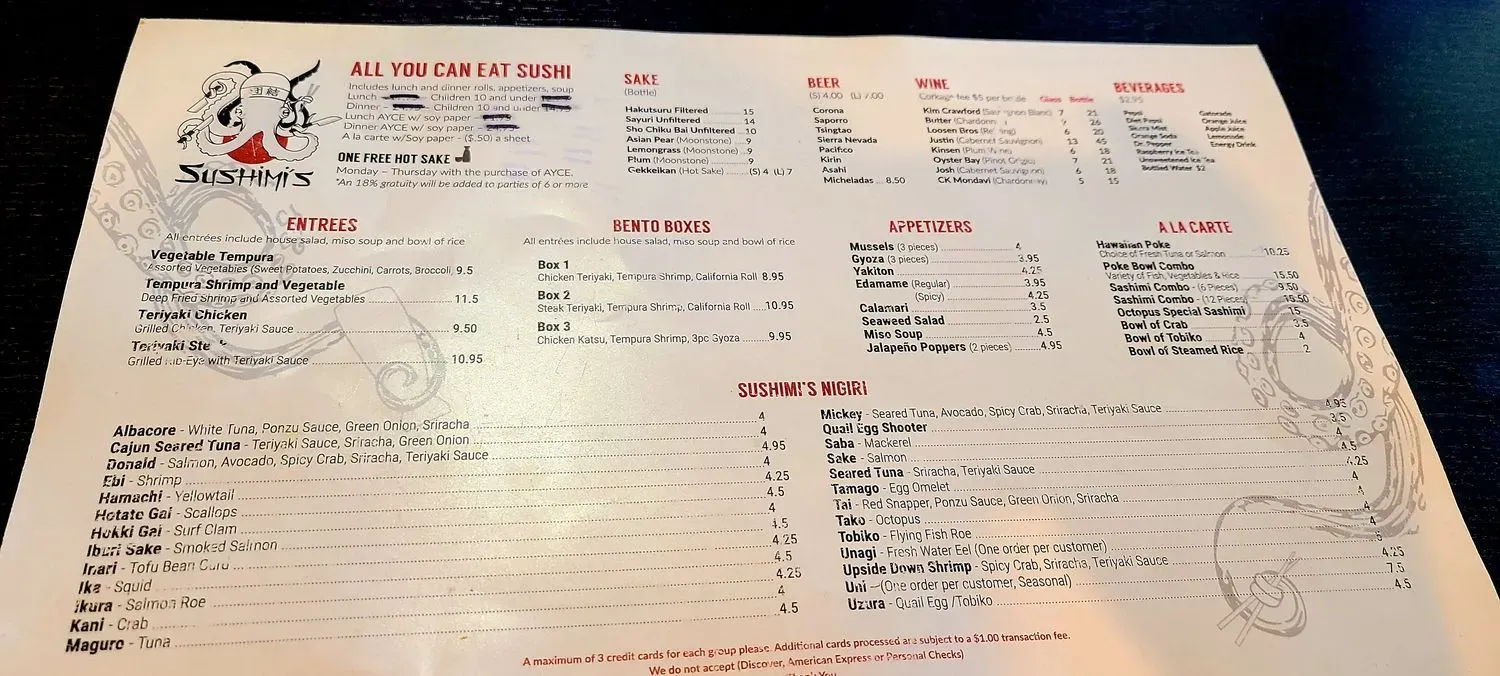 Menu 5