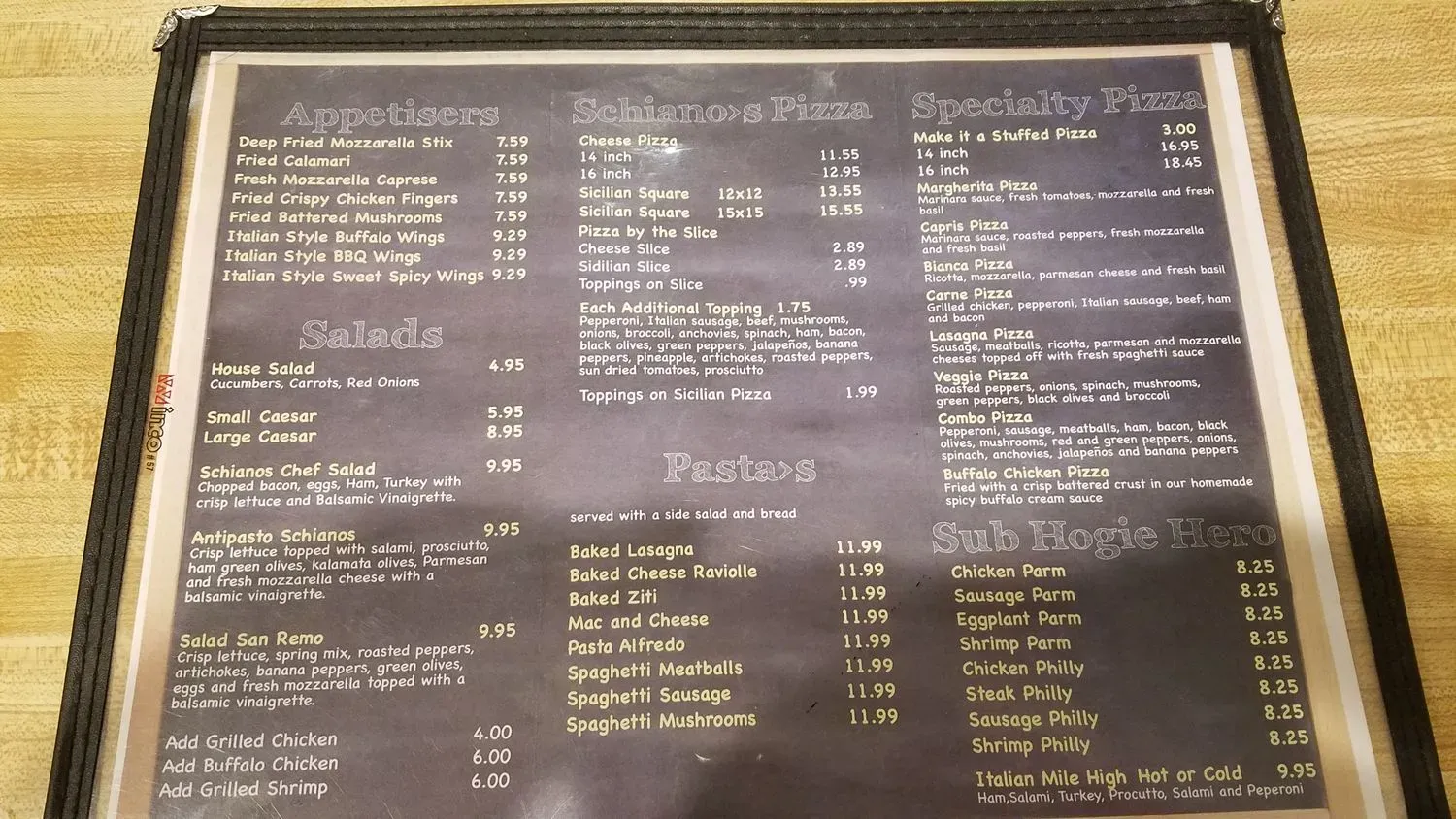 Menu 2