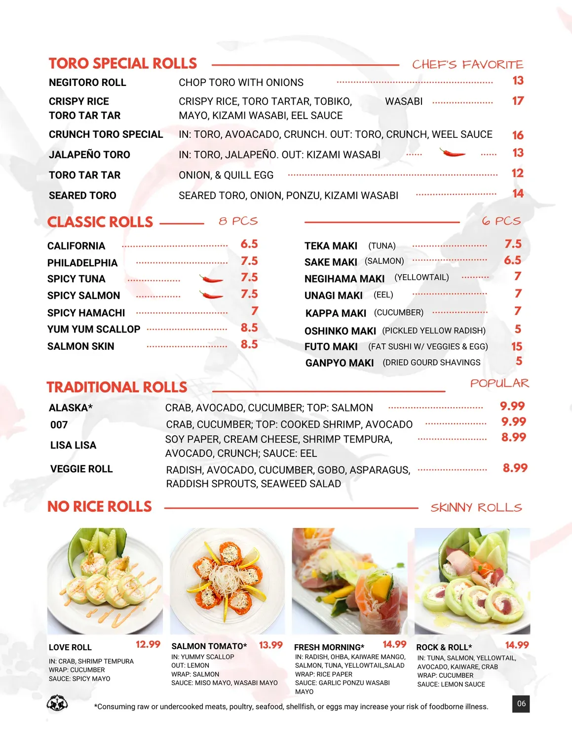 Menu 5