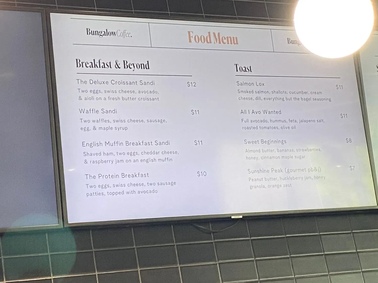 Menu 6