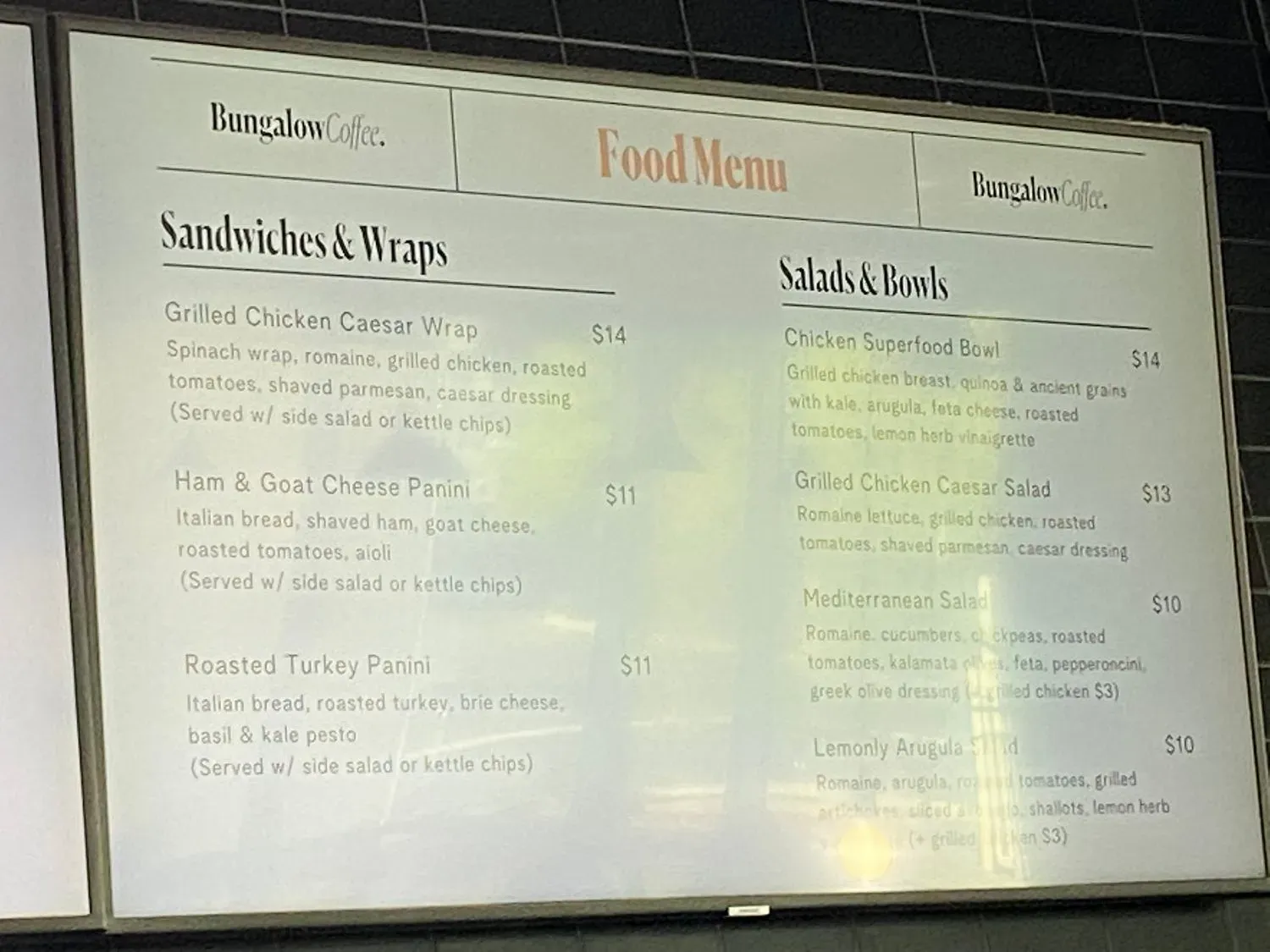 Menu 3